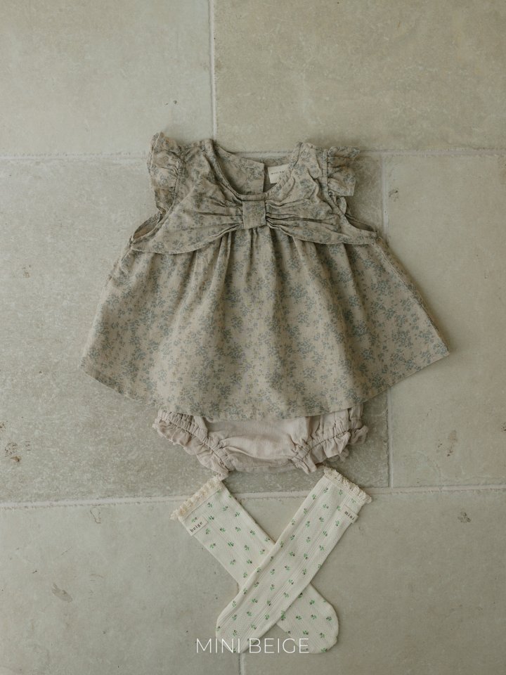 The Beige - Korean Baby Fashion - #babyfashion - Plain Frill Bloomers - 9