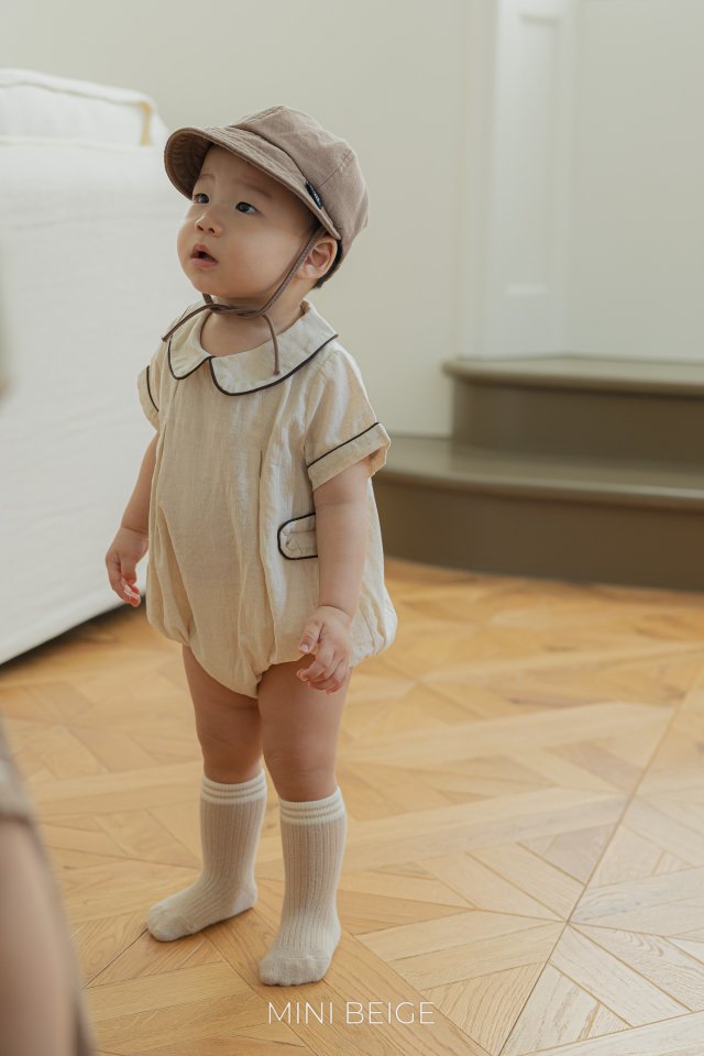 The Beige - Korean Baby Fashion - #babyfashion - Collar Suit - 8