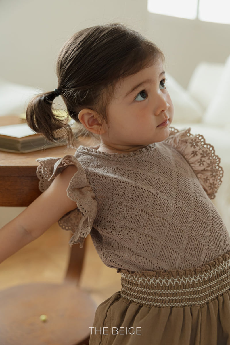 The Beige - Korean Baby Fashion - #babyfever - Lace Wing Tee - 12