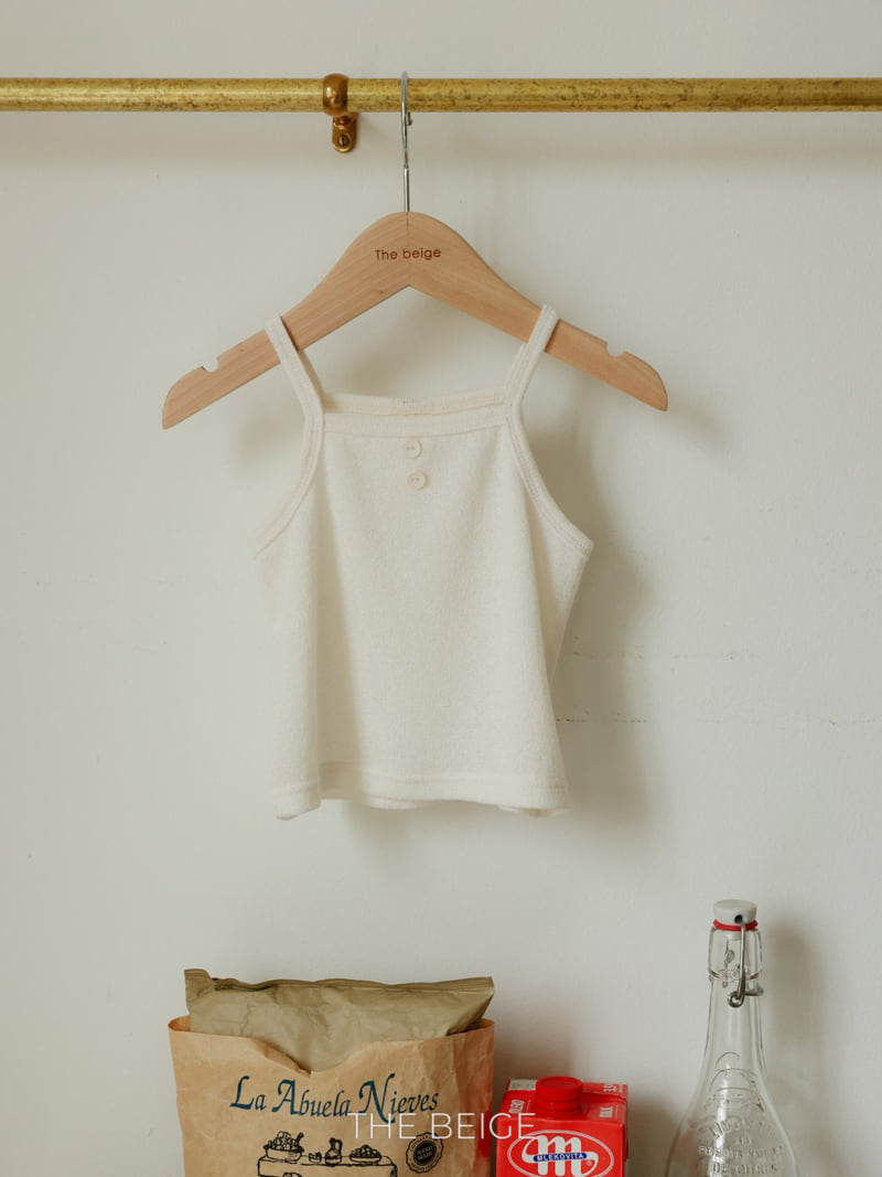 The Beige - Korean Baby Fashion - #babyfever - Knit String Sleeveless - 12