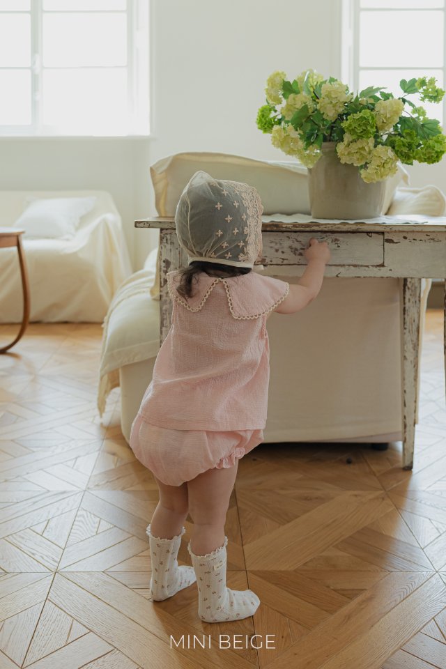 The Beige - Korean Baby Fashion - #babyfever - Small Check Bloomers - 11