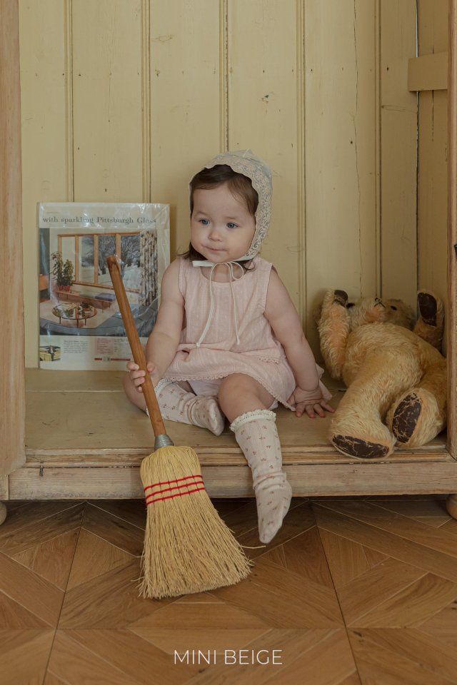 The Beige - Korean Baby Fashion - #babyfever - Lace Wrap Blouse - 2