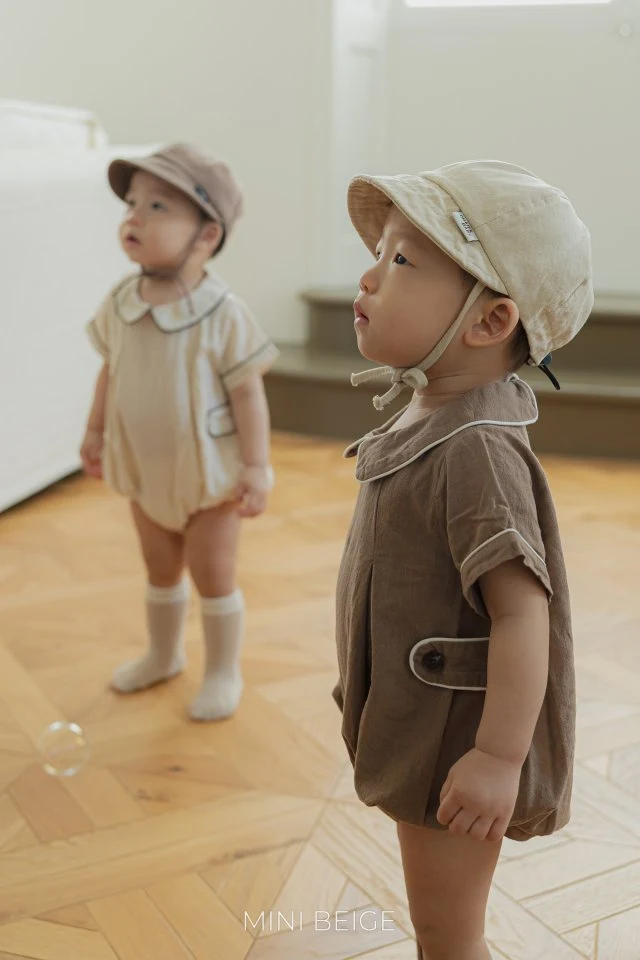 The Beige - Korean Baby Fashion - #babyfever - Collar Suit - 9
