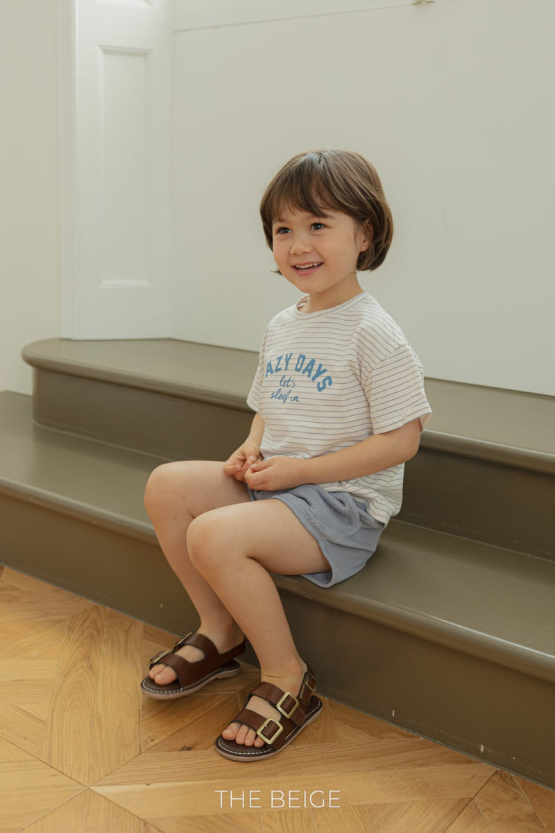 The Beige - Korean Baby Fashion - #babygirlfashion - Stripe Short Sleeve Tee - 9