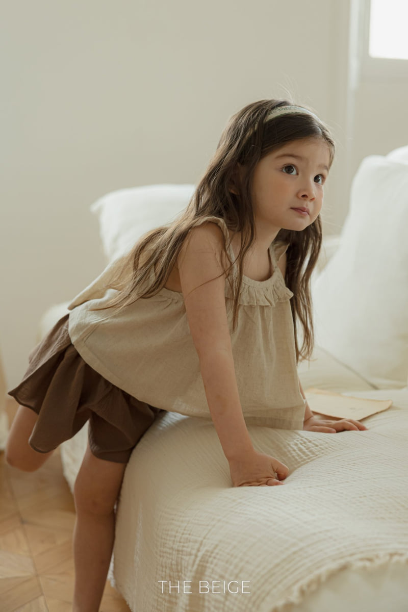 The Beige - Korean Baby Fashion - #babygirlfashion - Band Skirt Pants - 8