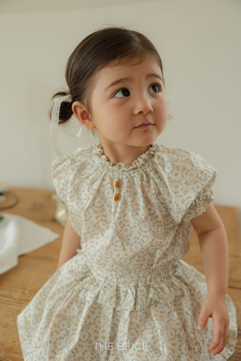 The Beige - Korean Baby Fashion - #babygirlfashion - Frill Flower Skirt - 12