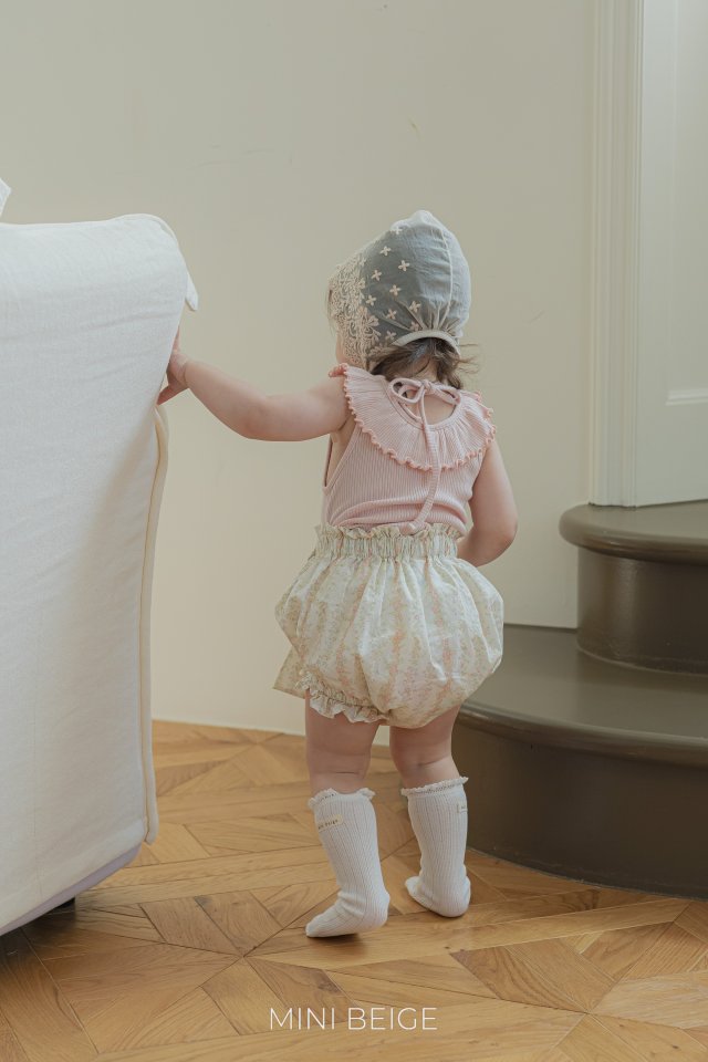 The Beige - Korean Baby Fashion - #babygirlfashion - Ribbon Frill Bloomers - 7