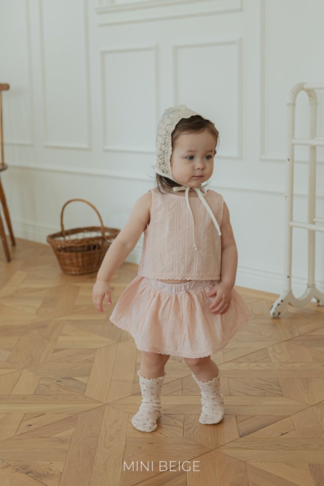 The Beige - Korean Baby Fashion - #babygirlfashion - Lace Wrap Blouse - 3