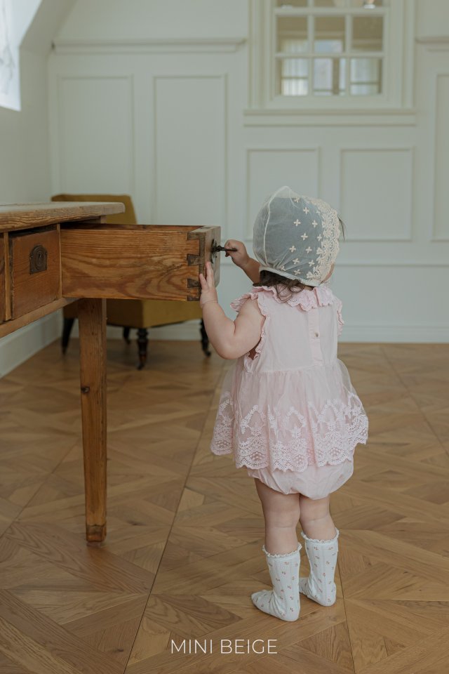 The Beige - Korean Baby Fashion - #babygirlfashion - Lace Skirt Suit - 8