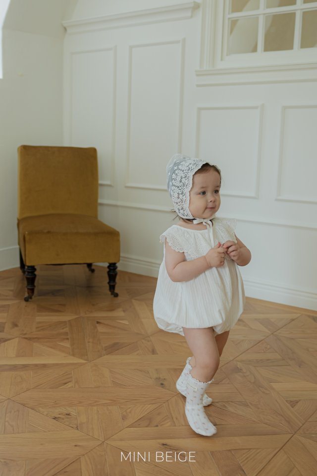 The Beige - Korean Baby Fashion - #babygirlfashion - 25 Lace Sleeveless Suit - 7