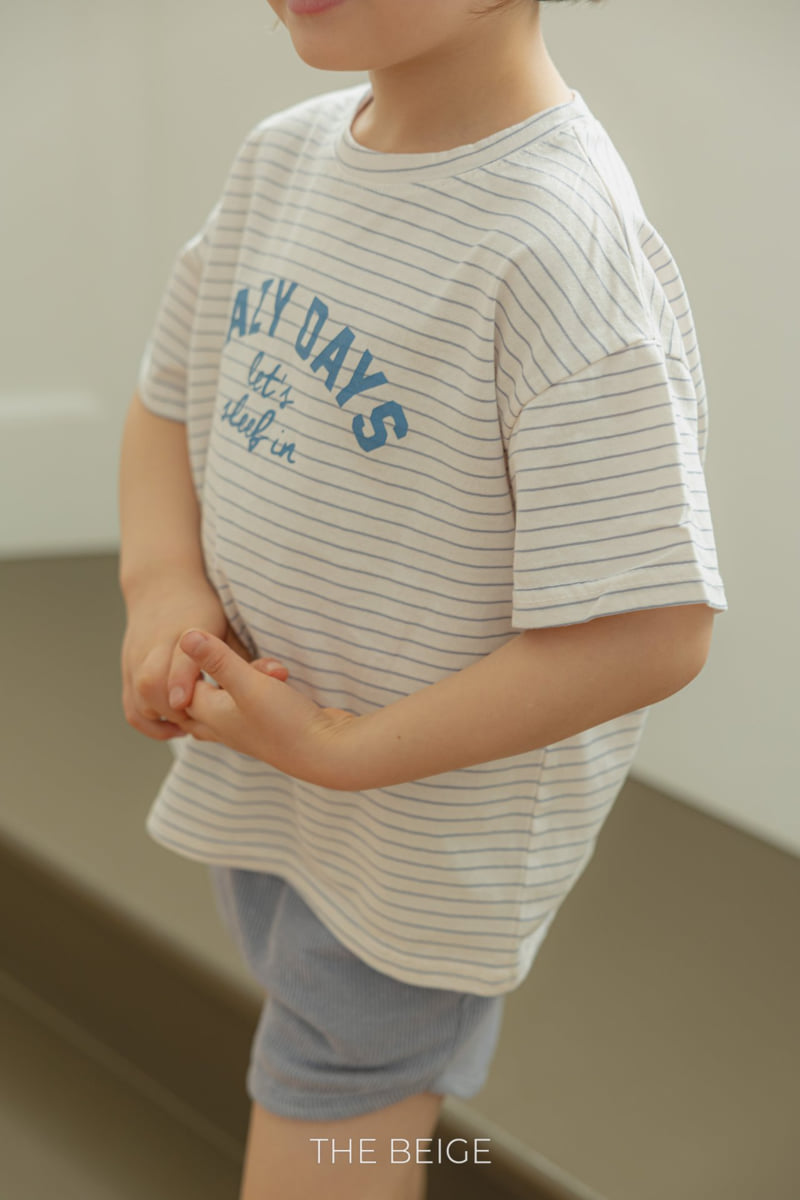 The Beige - Korean Baby Fashion - #babylifestyle - Stripe Short Sleeve Tee - 10