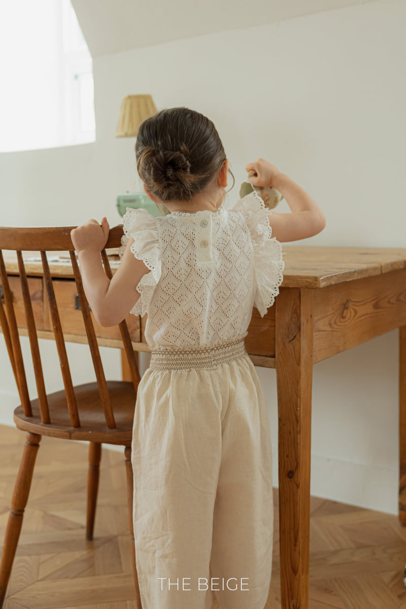 The Beige - Korean Baby Fashion - #babygirlfashion - Shirred Skirt Pants - 4