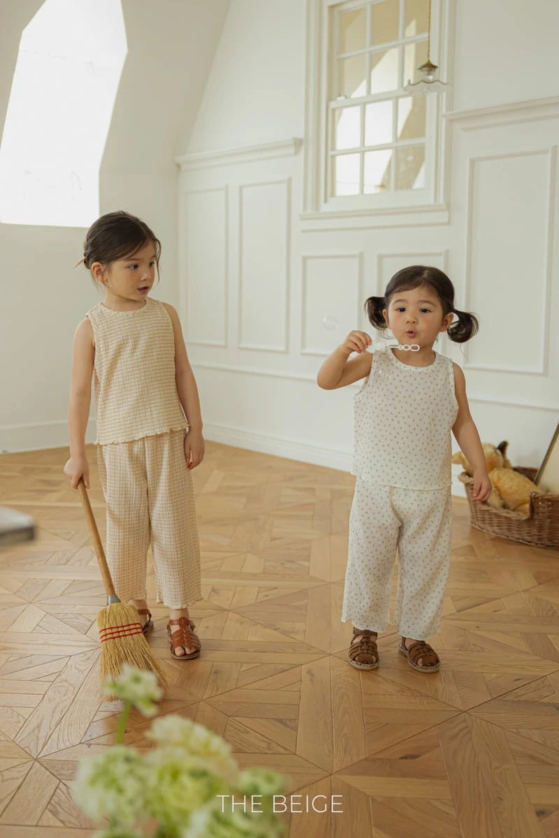 The Beige - Korean Baby Fashion - #babylifestyle - Pleated Set - 3