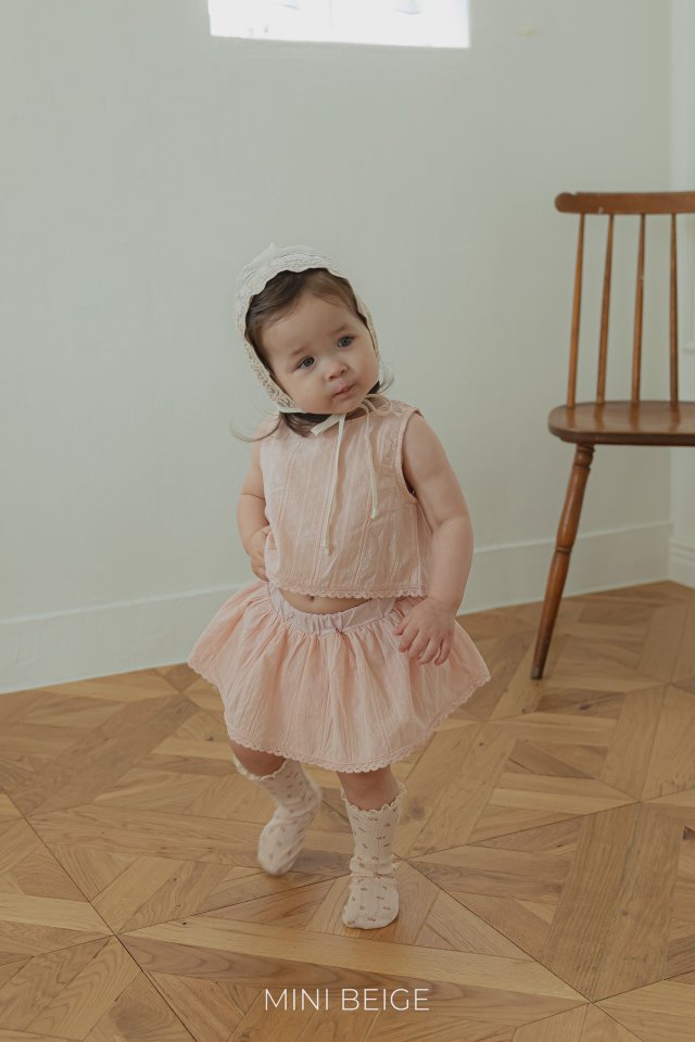 The Beige - Korean Baby Fashion - #babygirlfashion - Lace Wrap Blouse - 4
