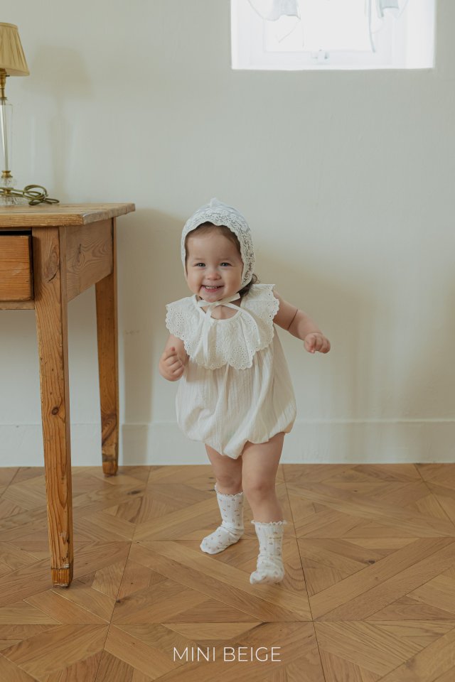 The Beige - Korean Baby Fashion - #babylifestyle - 25 Lace Sleeveless Suit - 8