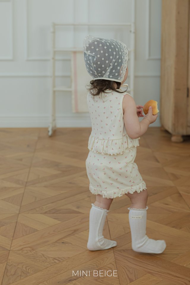 The Beige - Korean Baby Fashion - #babylifestyle - Sleeveless Open Blouse Set - 6