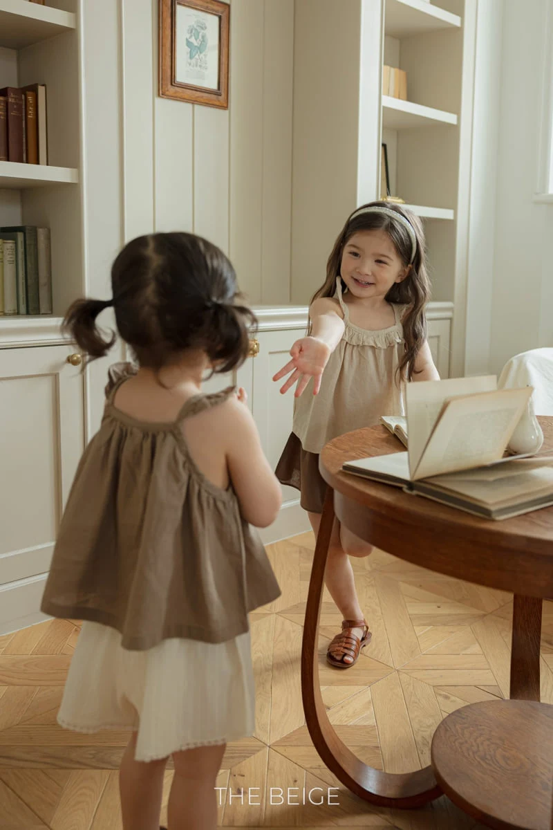 The Beige - Korean Baby Fashion - #babyoninstagram - Linen Wing Blouse - 12