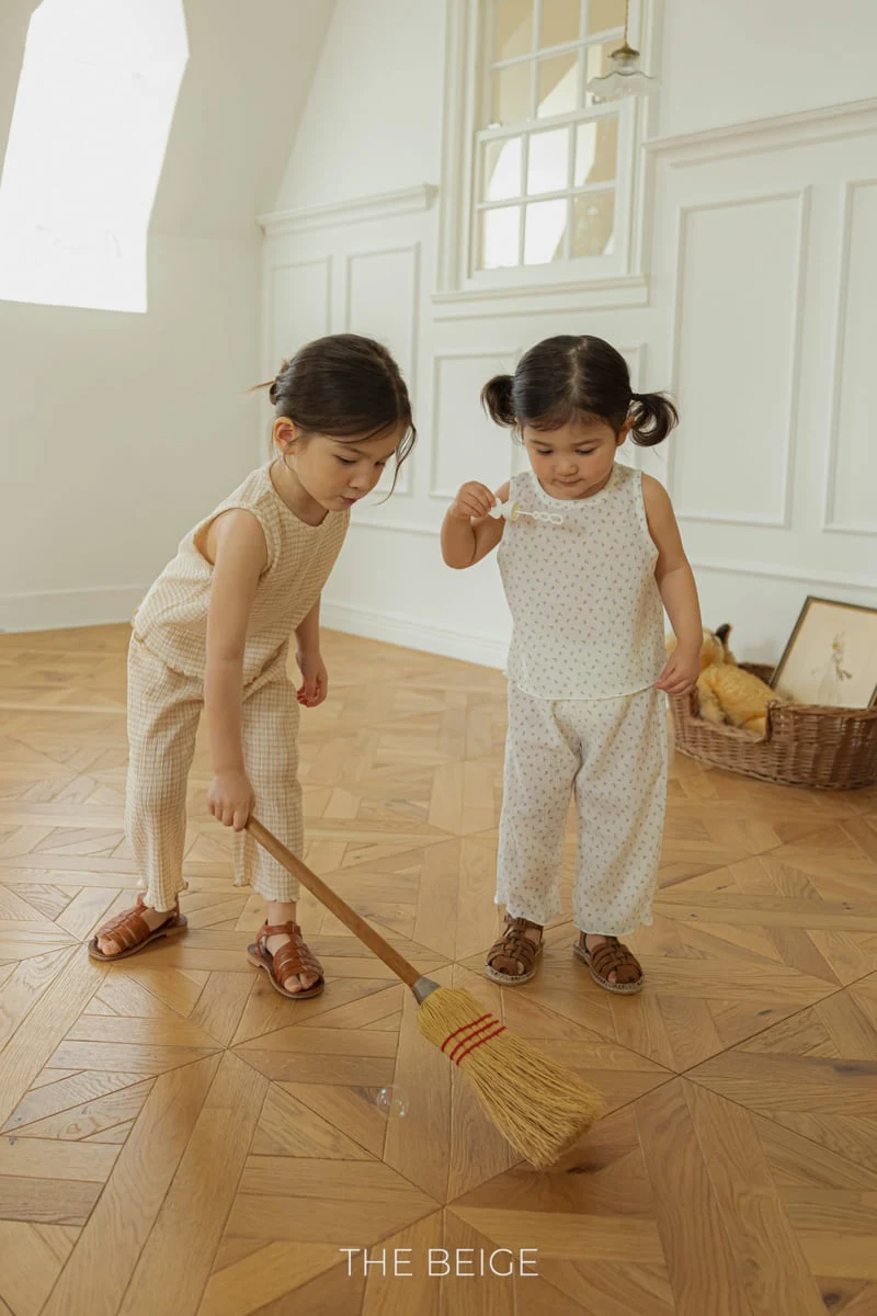 The Beige - Korean Baby Fashion - #babylifestyle - Pleated Set - 4