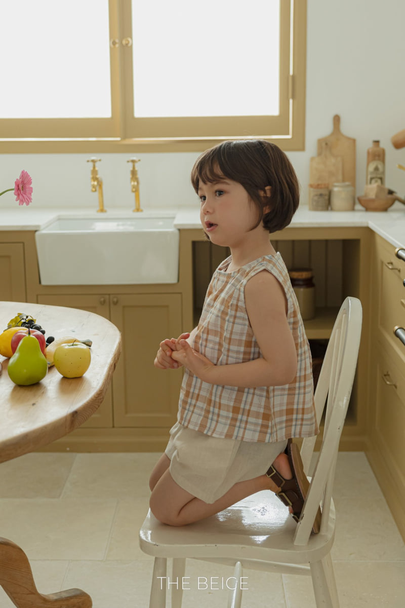 The Beige - Korean Baby Fashion - #babyoninstagram - Linen Shorts - 3