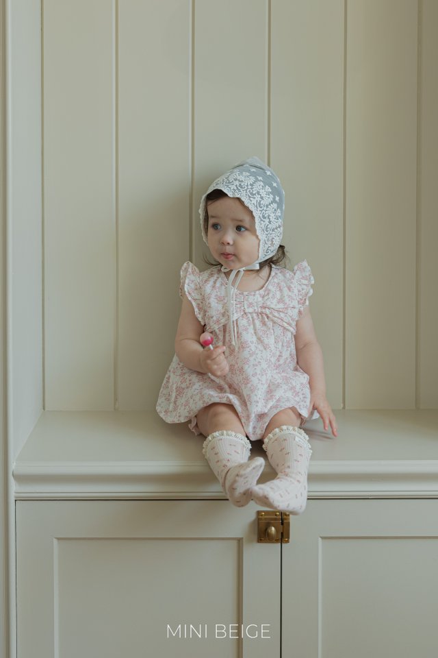 The Beige - Korean Baby Fashion - #babyoninstagram - Flower Ribbon Blouse - 3