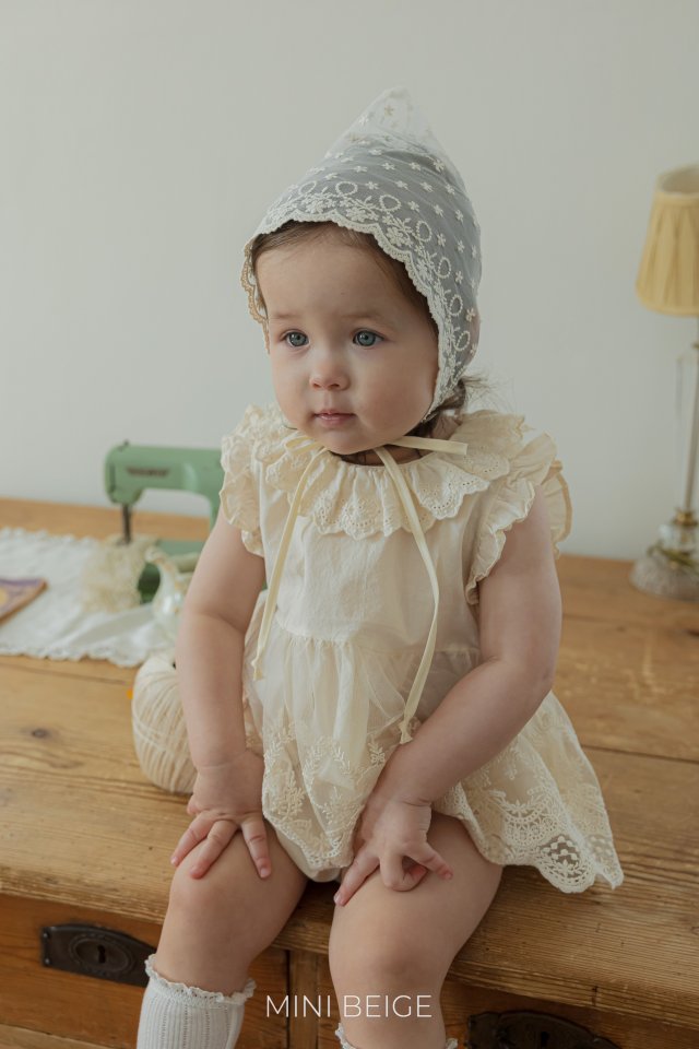The Beige - Korean Baby Fashion - #babyoninstagram - Lace Skirt Suit - 10