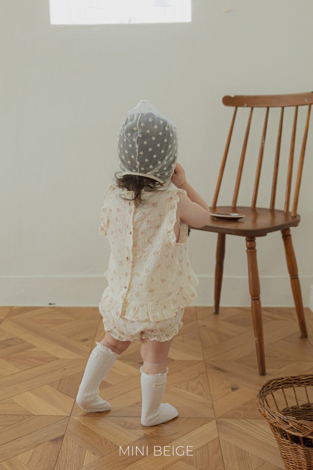 The Beige - Korean Baby Fashion - #babyoninstagram - 25 Frill Open Blouse Set - 6
