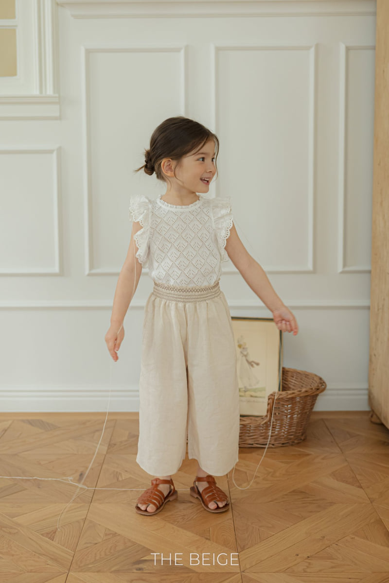 The Beige - Korean Baby Fashion - #babyootd - Shirred Skirt Pants - 6