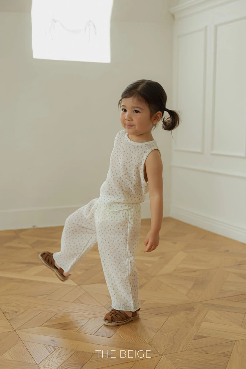 The Beige - Korean Baby Fashion - #babyootd - Pleated Set - 5