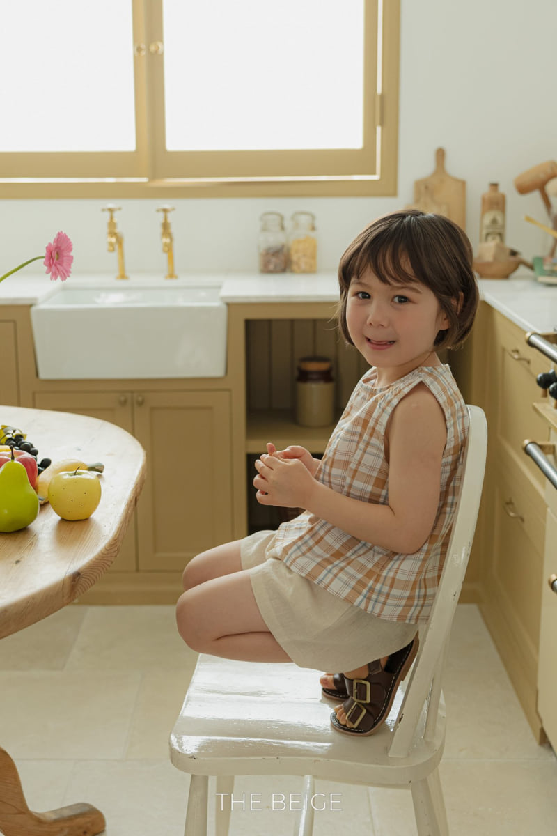 The Beige - Korean Baby Fashion - #babyoninstagram - Linen Shorts - 4