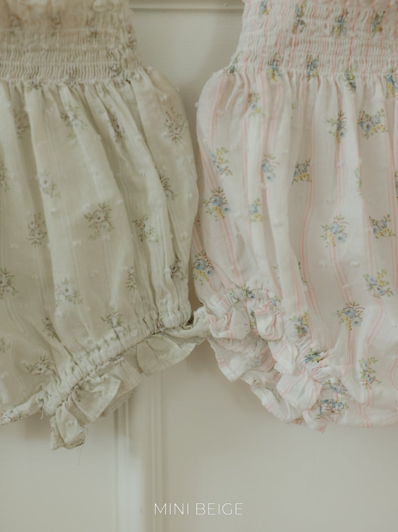 The Beige - Korean Baby Fashion - #babyootd - 25 Shirred Bloomers - 12