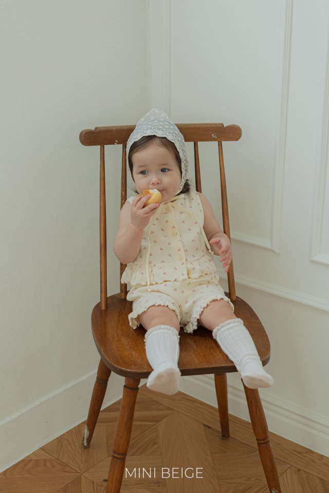 The Beige - Korean Baby Fashion - #babyootd - Sleeveless Open Blouse Set - 8