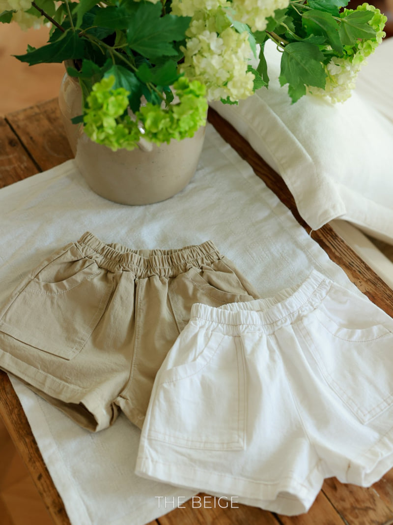 The Beige - Korean Baby Fashion - #babyoutfit - Solid Shorts