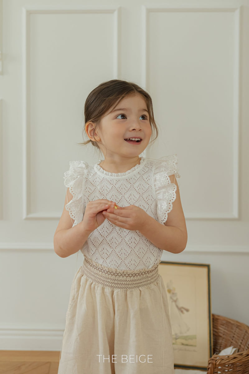The Beige - Korean Baby Fashion - #babyoutfit - Shirred Skirt Pants - 7