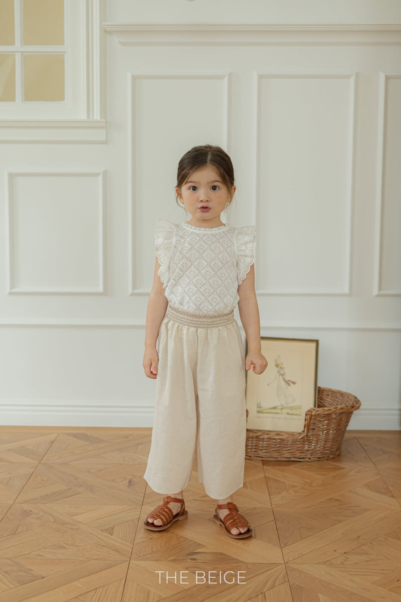 The Beige - Korean Baby Fashion - #babyoutfit - Shirred Skirt Pants - 8
