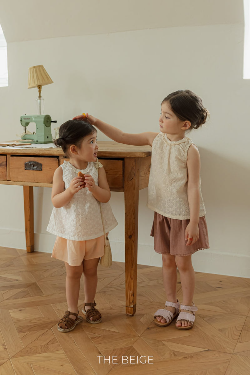 The Beige - Korean Baby Fashion - #babyoutfit - Lace Skirt Pants - 3