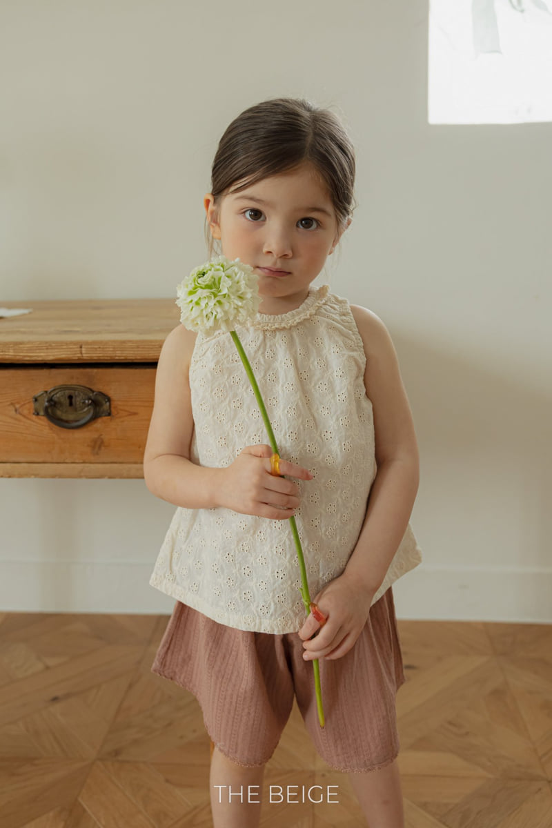 The Beige - Korean Baby Fashion - #babyoutfit - Lace Skirt Pants - 4