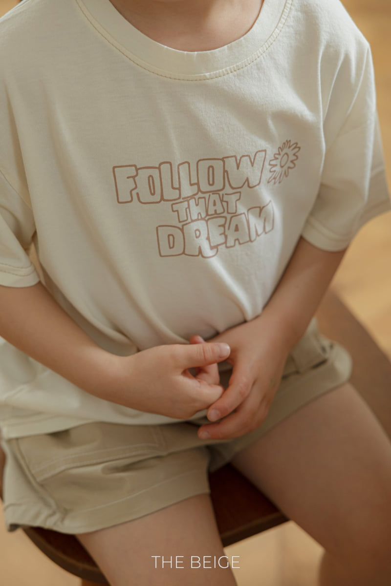 The Beige - Korean Baby Fashion - #babyoutfit - Solid Short Sleeved Tee - 9