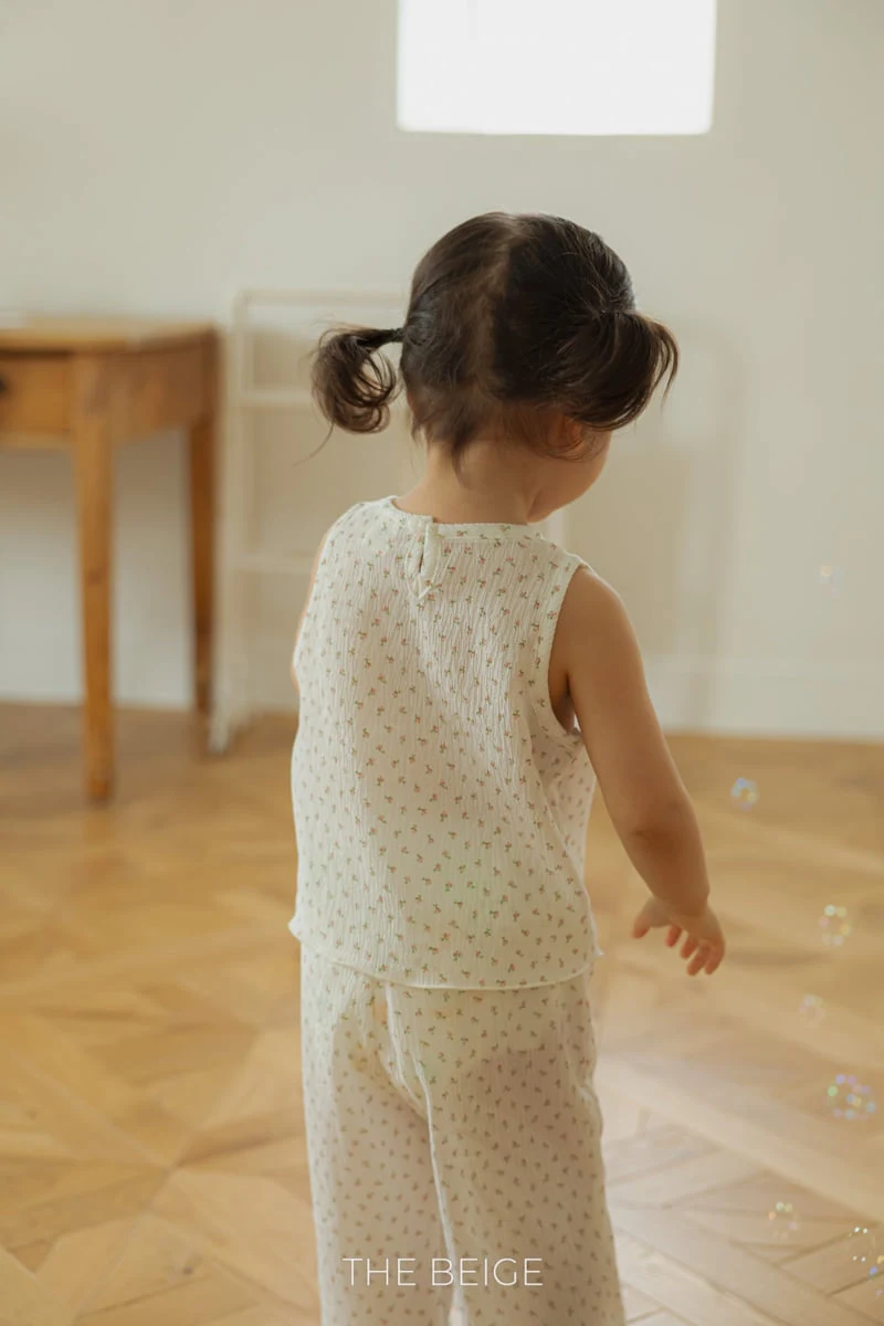 The Beige - Korean Baby Fashion - #babyoutfit - Pleated Set - 6