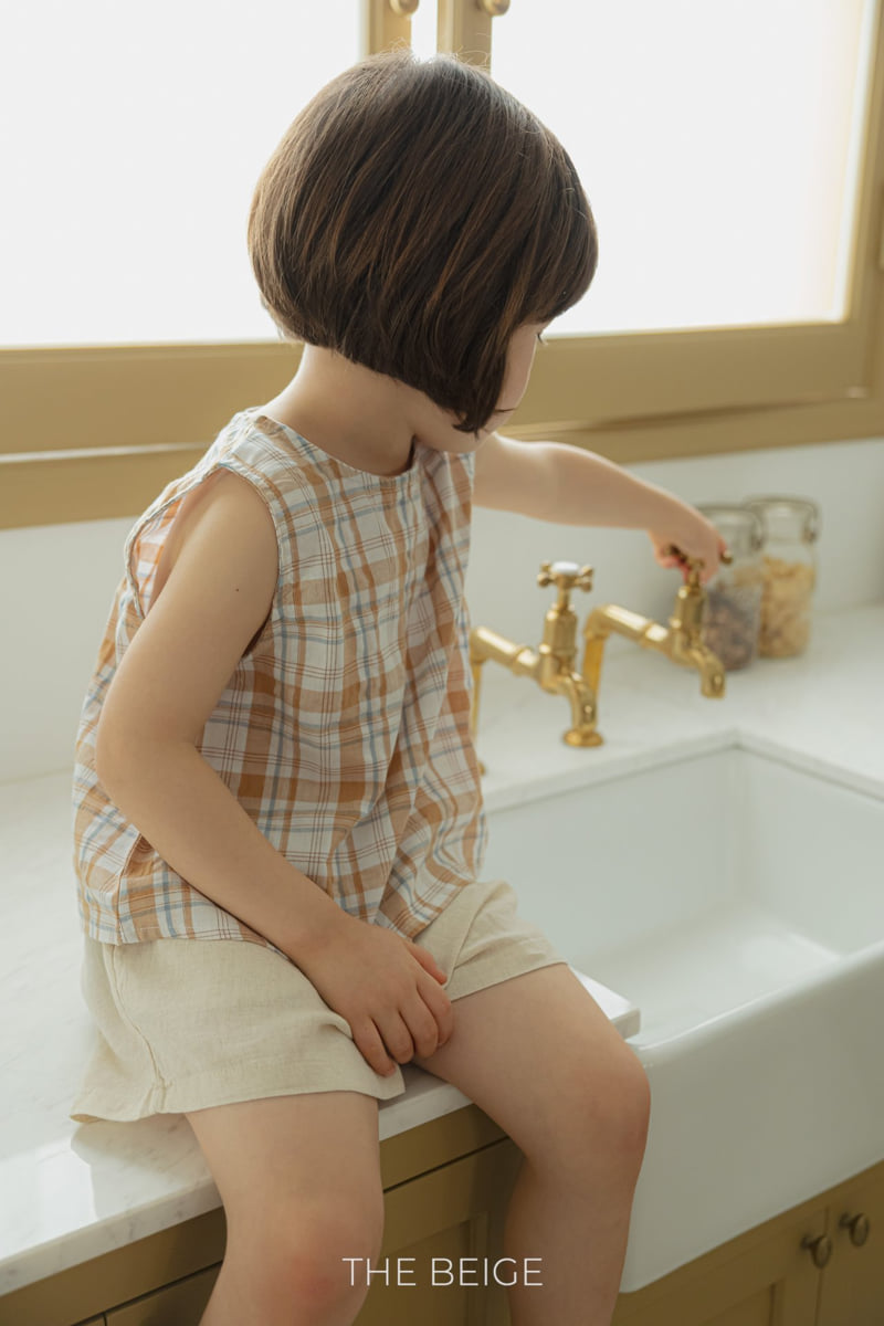The Beige - Korean Baby Fashion - #babyoutfit - Linen Shorts - 5