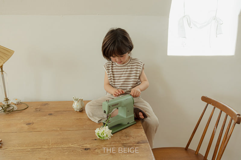 The Beige - Korean Baby Fashion - #babyoutfit - Stripe Sleeveless - 5