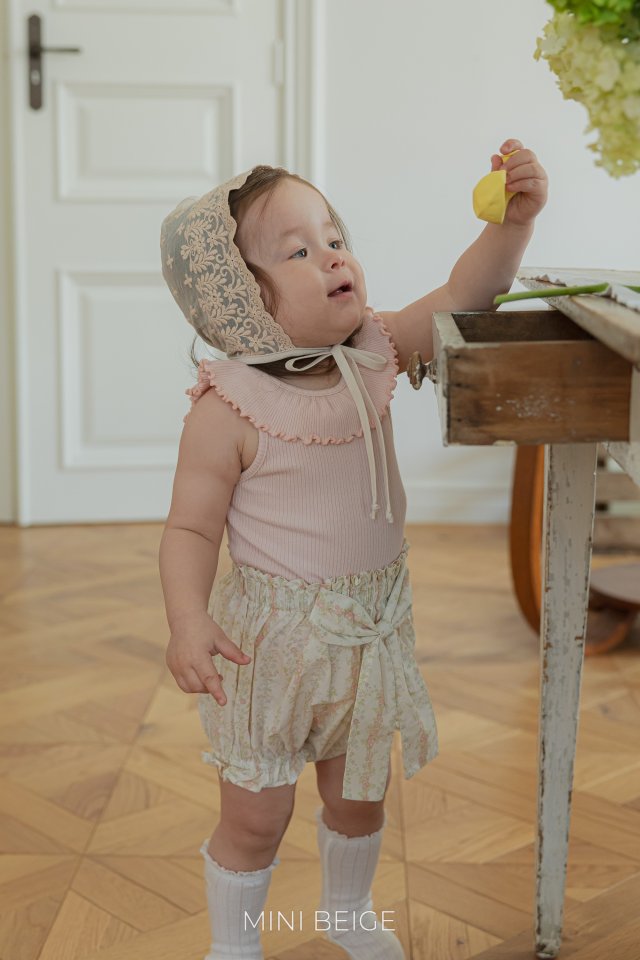 The Beige - Korean Baby Fashion - #babyoutfit - Ribbon Frill Bloomers - 11