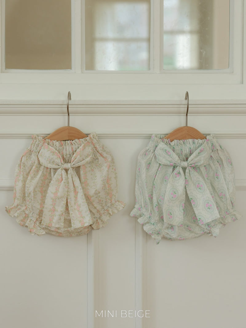 The Beige - Korean Baby Fashion - #babyoutfit - Ribbon Frill Bloomers - 12