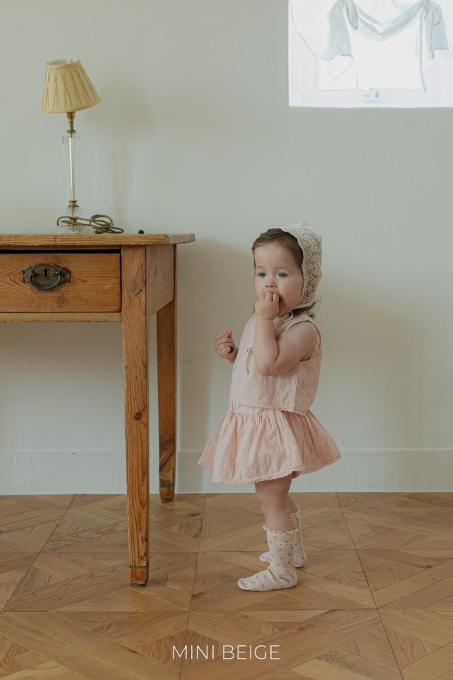The Beige - Korean Baby Fashion - #babyoutfit - Lace Wrap Blouse - 8