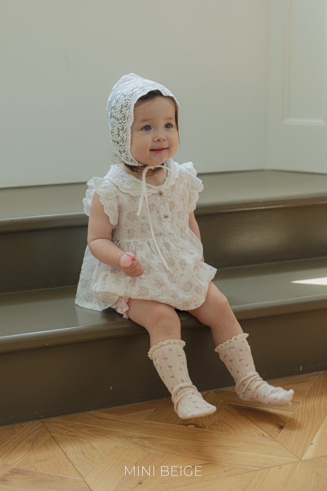 The Beige - Korean Baby Fashion - #babyootd - Petite Lace Blouse - 4