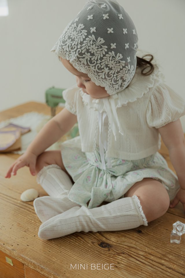 The Beige - Korean Baby Fashion - #babyoutfit - Bolero Cardigan - 7