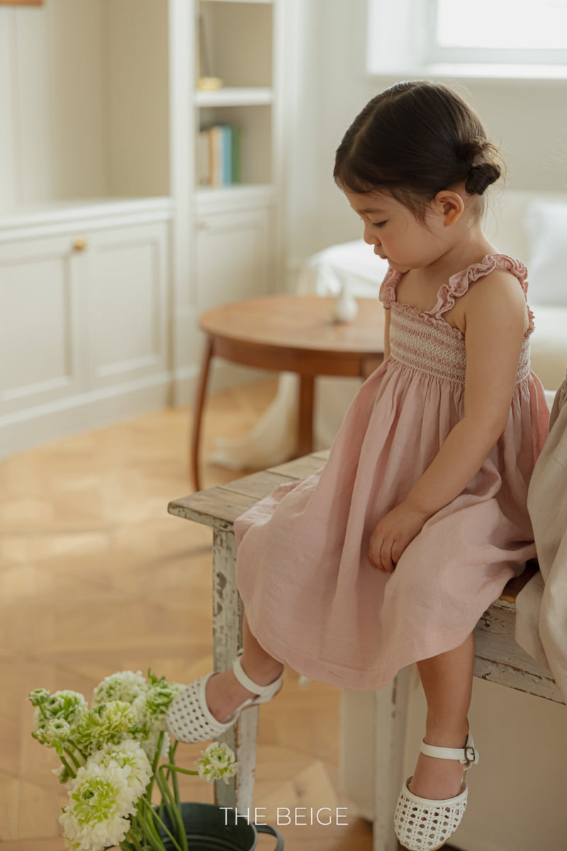 The Beige - Korean Baby Fashion - #babywear - Shirred Frill One-piece - 9
