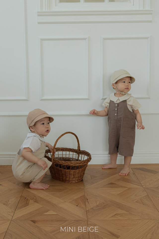 The Beige - Korean Baby Fashion - #babywear - 25 Pocket Overalls Suit - 2