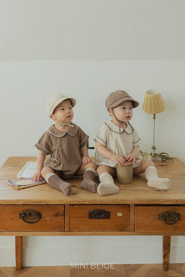 The Beige - Korean Baby Fashion - #babywear - Collar Suit
