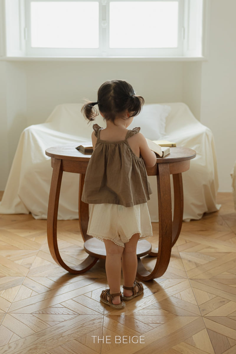 The Beige - Korean Baby Fashion - #onlinebabyboutique - Lace Skirt Pants - 6