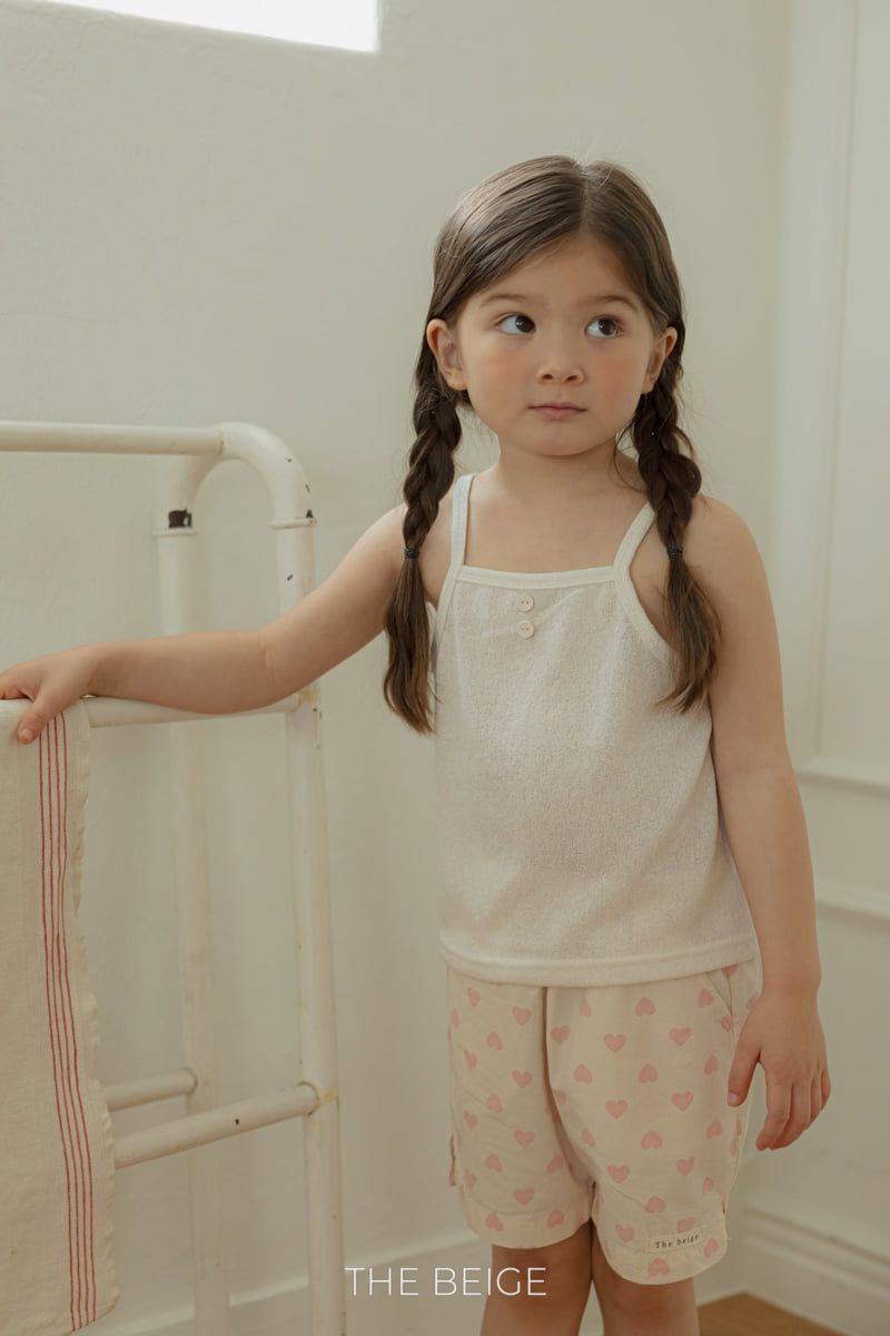 The Beige - Korean Baby Fashion - #onlinebabyboutique - Knit String Sleeveless - 5